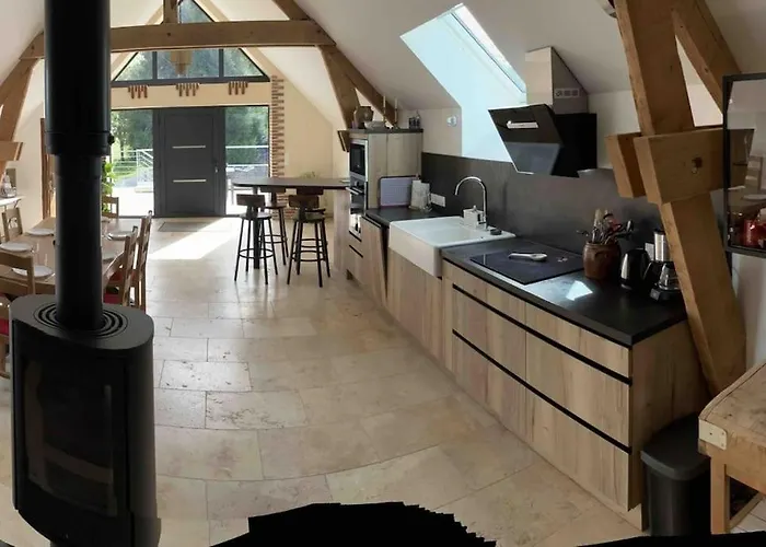 Tatil Evi Le Long Bois Campagne Charme 6 Pers